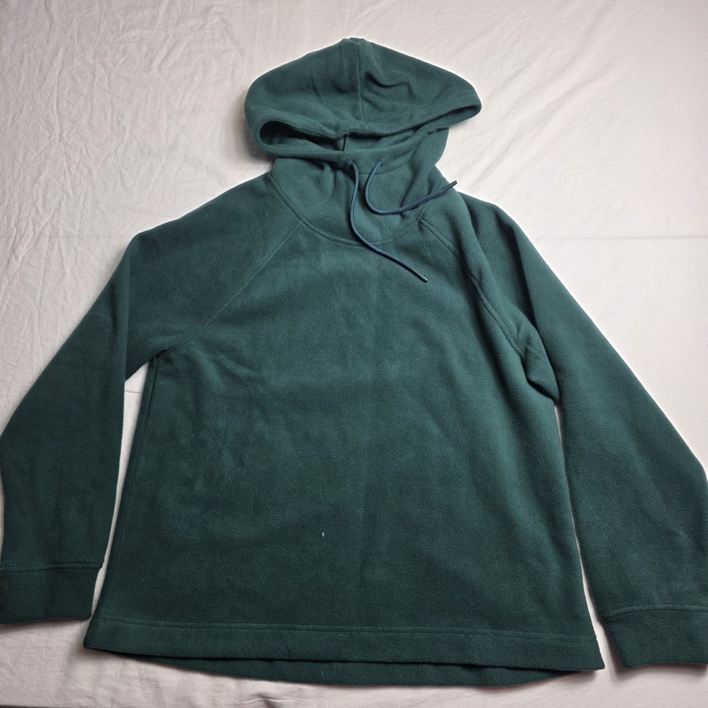 old navy women's fleece hoodie green medium